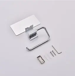Тримач для туалетного паперу з полицею Koer AS-0112-01 хром (KR6177) - мініатюра 8