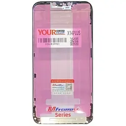 Рамка кріплення дисплея iPhone 14 Plus чорна, оригінал Musttby, YOUR series