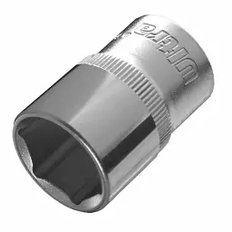Насадка шестигранна коротка 1/2" 19мм CrV ULTRA (6070192) - мініатюра 4