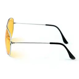 Окуляри для нічного водіння Night View Glasses, жовті лінзи, металева оправа, авіатори - мініатюра 7