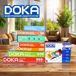 Конструктор електронний Doka Перші кроки в електроніці Набір А 15 схем - мініатюра 8