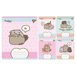 Набір зошитів шкільних YES А5/12 лінія Pusheen Weekend 25 шт (767608)