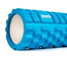 Масажний ролик (роллер) PowerPlay 4025 Massage Roller Синій (33x14 см) (PP_4025_Blue) - мініатюра 2