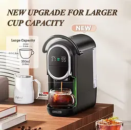 Автоматична Капсульна Кавомашина 4-в-1 CAFELFFE 19 BAR (Dolce Gusto, Nespresso, ESE Pods і Молота Кава) - мініатюра 6
