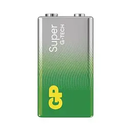 Батарейки GP SUPER ALKALINE 9.0V 1604A21-S1 Лужні 6F22 1 шт.