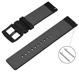 Шкіряний ремінець Primo Classic для годинника Samsung Galaxy Watch 42 мм (SM-R810) Black - мініатюра 5