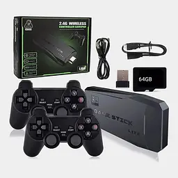 Ігрова консоль Data Frog M8 H133 Game Stick Lite 64GB ТВ приставка геймстик + 20000 відеоігор - мініатюра 2