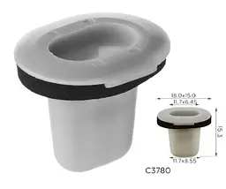 Кліпса кріплення фари Honda (90650SZT003) (C3780)