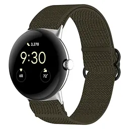 Ремінець нейлоновий ArmorStandart для Google Pixel Watch / Watch 2 / Watch 3 / Watch 4 41 mm Dark Green (ARM75423)