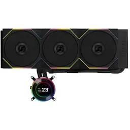 Система рідинного охолодження Lian Li HydroShift II LCD-C 360TL, Black (G89.GHS2LCD36TB.00)