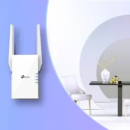 Підсилювач Wi-Fi сигналу, розширювач покриття TP-LINK RE-505X AX1500, 1хGE, LAN, MESH - мініатюра 2