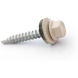 Саморіз даховий FASTENERS HOUSE 4,8 х 19 Слонова кістка 50шт/уп. зі свердлом Економ КД SDSM (1015)