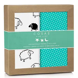 Багаторазові пелюшки дитячі SHEEP 2шт COSAS (4822052032039)