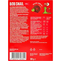 Фруктові яблучно-вишневі цукерки Bob Snail Roll 100 г (10 шт. х 10 г) - мініатюра 3