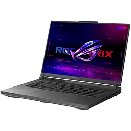 Ігровий ноутбук ASUS ROG Strix G16 G614FR AMD Ryzen 9 9955HX3D до 5, 4 ГГц, 16 дюймів, 2, 5 КБ, WQXGA, IPS, 240 Гц, 32 ГБ DDR5, 1 ТБ SSD, NVIDIA GeForce RTX 5070 Ti 12 ГБ GDDR7, Windows 11 Pro, Eclipse Grey - мініатюра 14