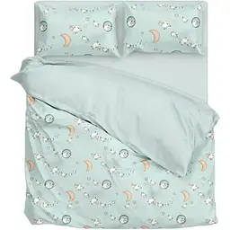 Комплект постільної білизни OldBro Happy sheep, бязь Arabeska, 1.5-спальний 150×220 см