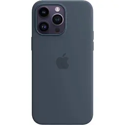 Оригінальний силіконовий чохол Apple Silicone Case MagSafe для iPhone 14 Pro Max (6.7") Storm Blue MPTQ3ZE/A