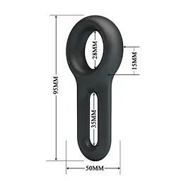 Ерекційне кільце Crazy Bull Penis Ring Oniel PRETTY LOVE BI-210363 103645 - мініатюра 3
