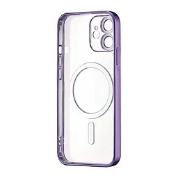 Чохол Ductil Metallic Edge with MagSafe (Protected Camera & Lens) iPhone 12 Deep Purple - мініатюра 3