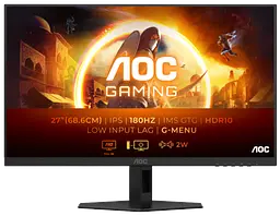 Монiтор 27" AOC 27G4XE Black/Grey