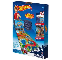 Ігровий ящик з килимком-трасою Hot Wheels (HWCC10) - мініатюра 3