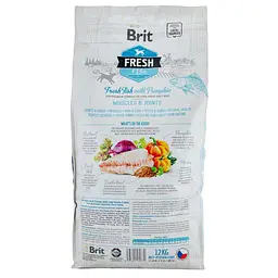 Сухий корм для дорослих собак великих порід Brit Fresh Fish/Pumkin Adult Large 12 кг - мініатюра 4