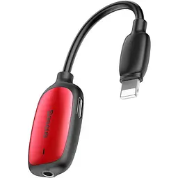 Перехідник адаптер Baseus L51 3 in 1 Lightning Male to 3.5mm+2 Lightning Female