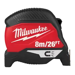 Рулетка магнітна MAGNETIC MILWAUKEE (Gen4), 8м/26фт (30мм)