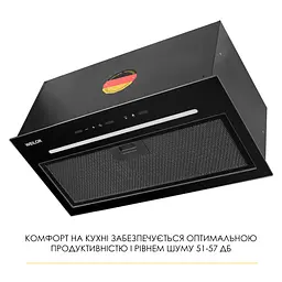 Витяжка повновбудована WEILOR LUNA WBG 56 BLACK - мініатюра 9