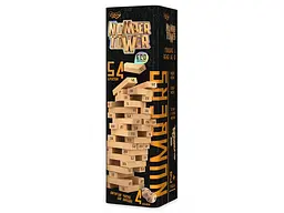 Настільна дерев’яна гра Дженга Number Tower, Danko Toys