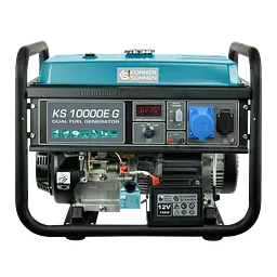 Генератор газобензиновий Konner&Sohnen KS 10000E G, LPG 230В, 8.0кВт, електростартер, 87кг