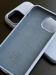 Чохол MAKE Apple iPhone 15 Silicone Blue - мініатюра 2
