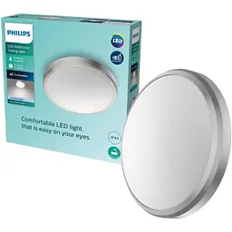 Світильник Philips Doris CL257 EC 17W 40K N IP44 для ванної кімнати нікель (929002368001) - мініатюра 2