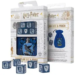 Набір кубиків Harry Potter. Ravenclaw Dice & Pouch (5 шт. + мішечок) (190142/2023/3/A/D6B)