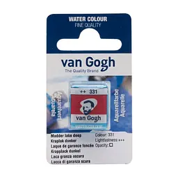 Фарба акварельна Van Gogh (331) Мареновий червоний темний кювета Royal Talens (8712079419172)