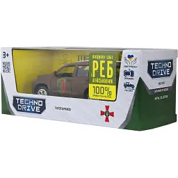 Машинка TechnoDrive серії Шеврони Героїв TOYOTA PRADO "24 ОМБр" - мініатюра 11