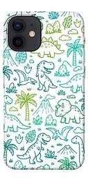 TPU чохол Demsky Dino pattern для Apple iPhone 12 mini (5.4")