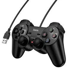 Геймпад дротовий Hoco GA3 Fast link wired game controller чорний