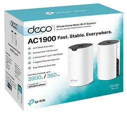 Wi-Fi система - комплект із 2 роутерів TP-Link Deco S7 (2pack) AC1900 - мініатюра 6