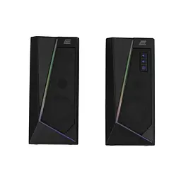 Акустична система 2E PCS233 RGB, 2.0, USB, Black - мініатюра 3