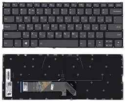 Клавіатура для ноутбука Lenovo Yoga (530-14IKB) Black з підсвічуванням (Light) (No Frame)