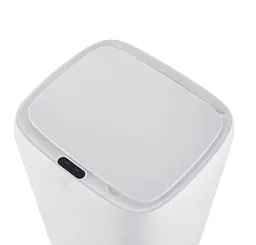 Відро для сміття Mixxus Wave-TC0314 White сенсорне прямокутне 14 л білий (MI8404) - мініатюра 4