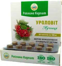 Уроловіт 60 таблеток Рослина Карпат - мініатюра 3