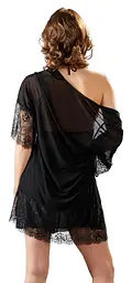 Комплект Cottelli Collection Lingerie Chemise Set XL чорний - мініатюра 5