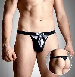 Чоловічі стрінги з написом POLICE Mens Thongs 4490 Soft Line для найбажаніших SoftLine 5591449010 24266 - мініатюра 3