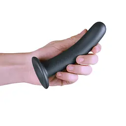 Фалоімітатор Ouch! Smooth G-Spot Dildo 6'' 15 см (сірий) - мініатюра 12
