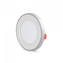LED світильник вбудований з декоративною підсвіткою VIDEX DL4R 6W+3W 5000K+2700K 220V - мініатюра 2
