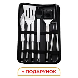 Набір аксесуарів для грилю та барбекю в чохлі 6 предметів Yiwu HP-20-73