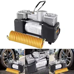 Автокомпресор 628-4X4 портативний 12В 150 PSI - мініатюра 3