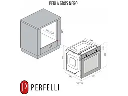 Духовка електрична Perfelli PERLA 6D8S NERO - мініатюра 9